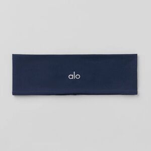 Alo Performance Conquer Headband Navy NWT